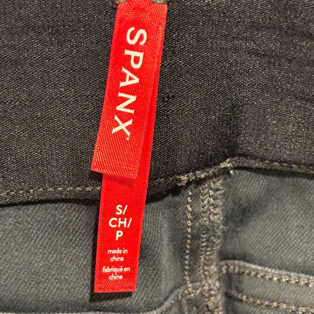 Spanx Stretch Twill Charcoal Gray Cargo Pants S - Picture 4 of 7